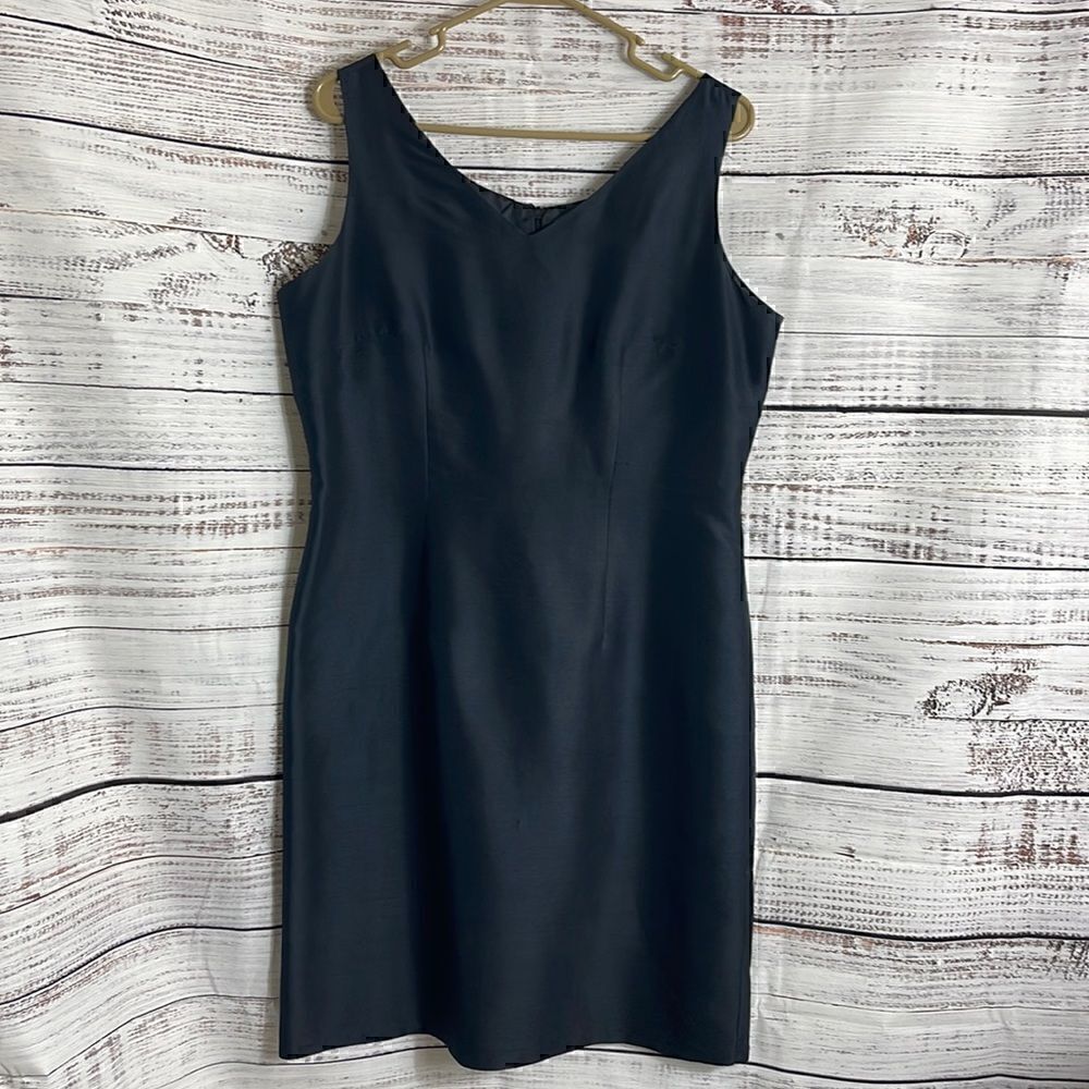 ‎Vision Apparel Dress Womens Vintage Y2K 100% silk scoop neck Sleeveless mini